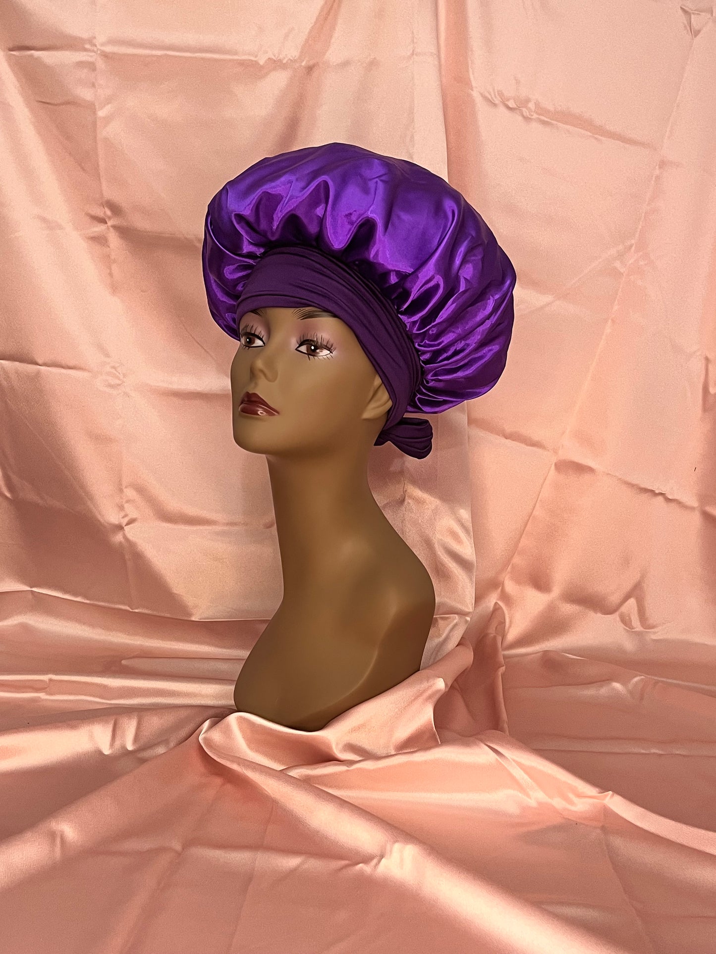 Bonnet with Hair Tie Bow
