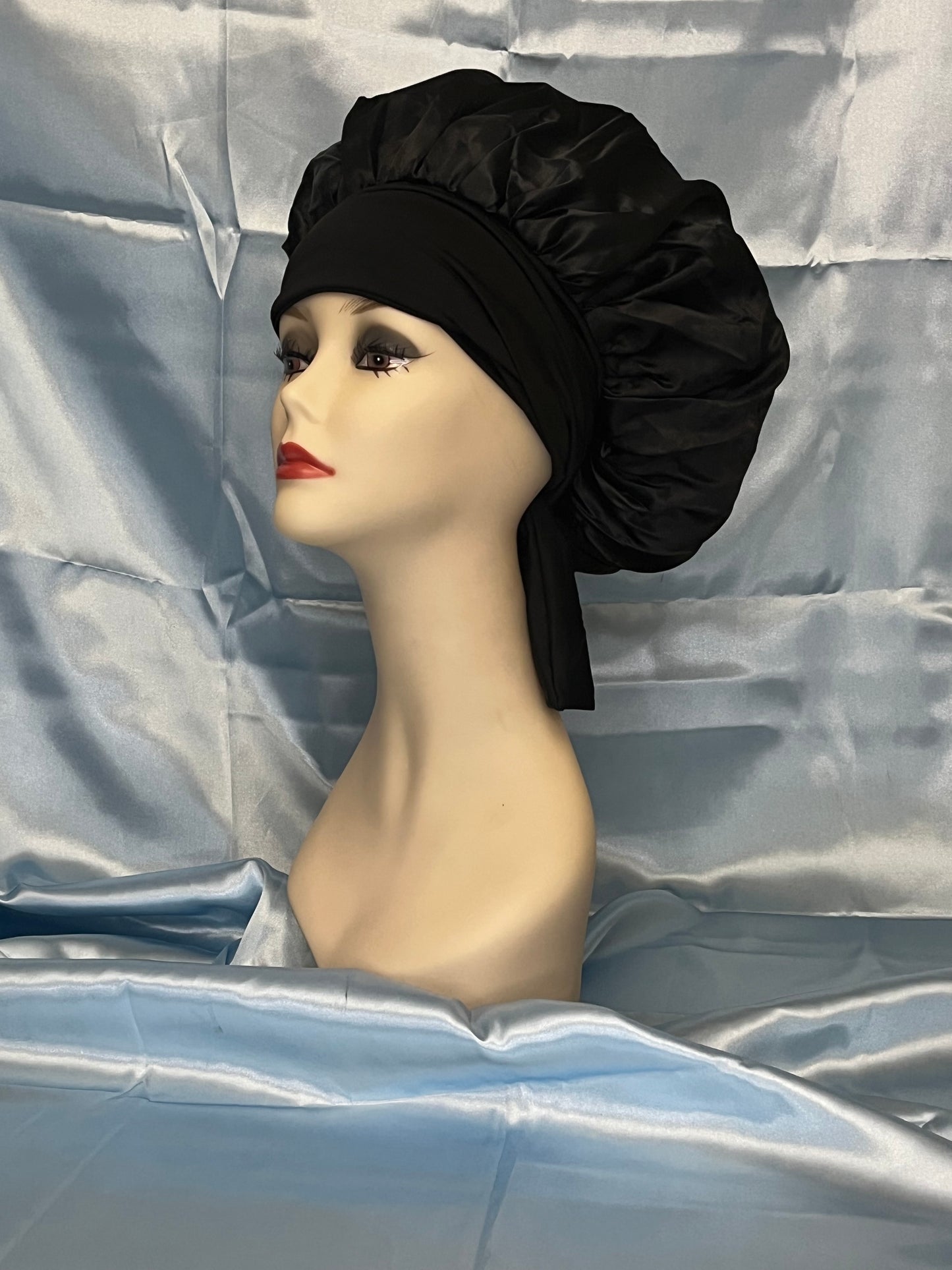 Bonnet with Hair Tie Bow